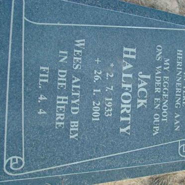 HALFORTY Jack 1933-2001