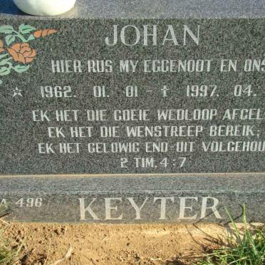 KEYTER Johan 1962-1997
