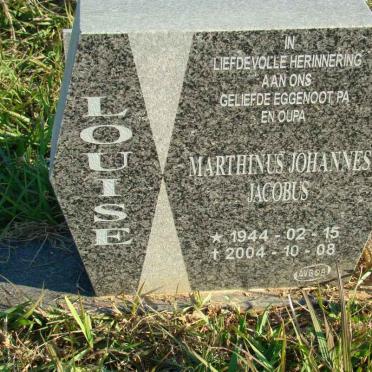 LOUISE Marthinus Johannes Jacobus 1944-2004