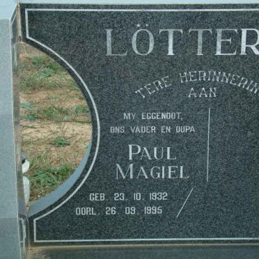 LOTTER Paul Magiel 1932-1995