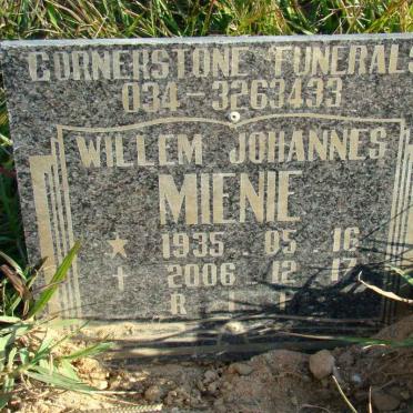 MIENIE Willem Johannes 1935-2006