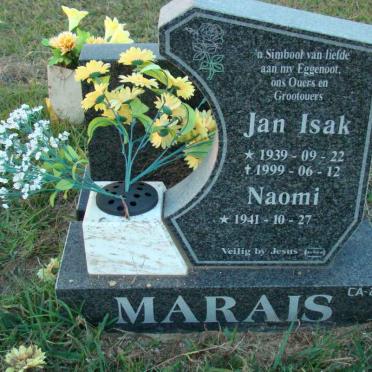 MARAIS Jan Isak 1939-1999 &amp; Naomi 1941-