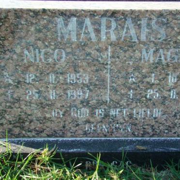 MARAIS Nico 1953-1997 &amp; Magda 1964-1997