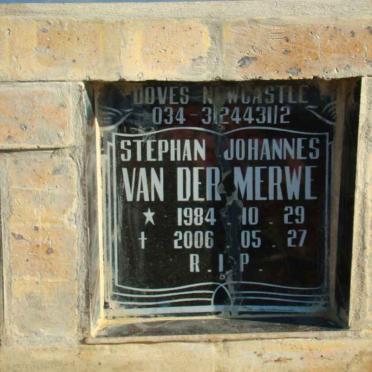 MERWE Stephan Johannes, van der 1984-2006