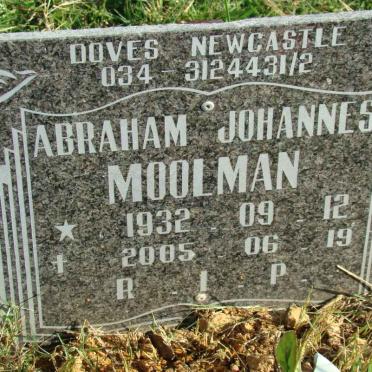 MOOLMAN Abraham Johannes 1932-2005