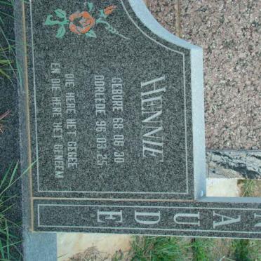 NAUDE Hennie 1968-1996