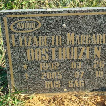 OOSTHUIZEN Elizabeth Margaret 1992-2005