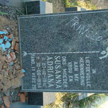 PRINSLOO Susanna Adriana 1941-1994
