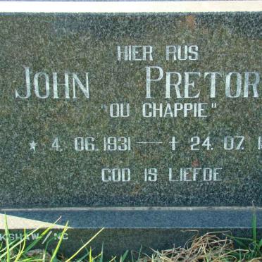 PRETORIUS John 1931-1997