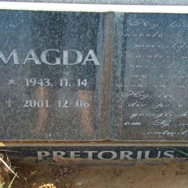 PRETORIUS Magda 1943-2001