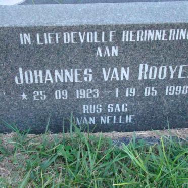 ROOYEN Johannes, van 1923-1998