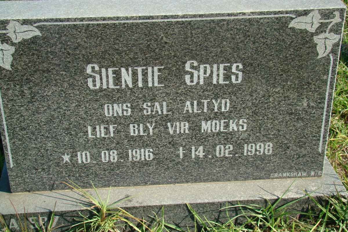 SPIES Sientie 1916-1998