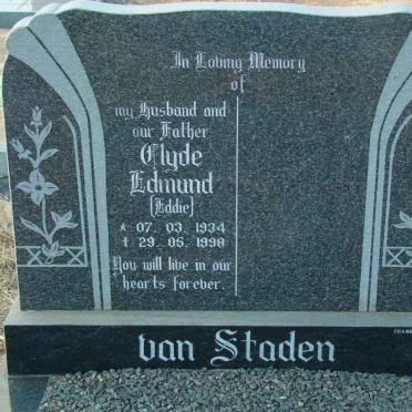 STADEN Clyde Edmund, van 1934-1998