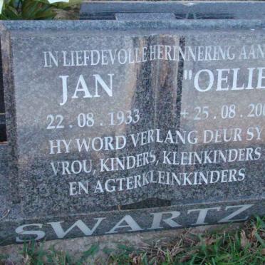 SWARTZ Jan 1933-2001