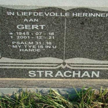 STRACHAN Gert 1945-2001