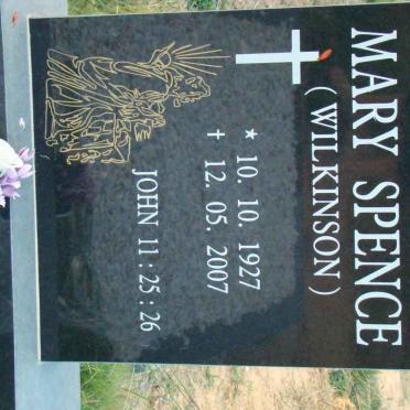 SPENCE Mary nee WILKINSON 1927-2007