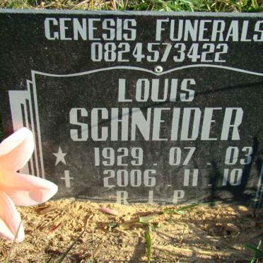 SCHNEIDER Louis 1929-2006