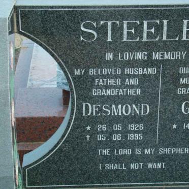 STEELE Desmond 1926-1995 &amp; Gwen 1927-