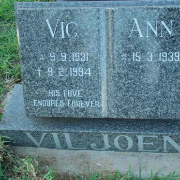 VILJOEN Vic 1931-1994 &amp; Ann 1939-