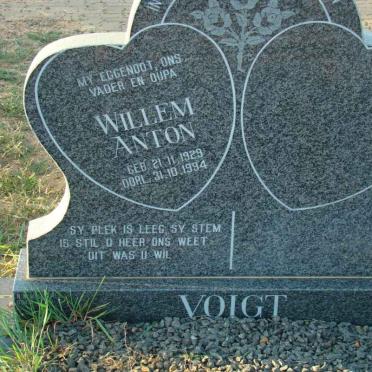 VOIGT Willem Anton 1929-1994