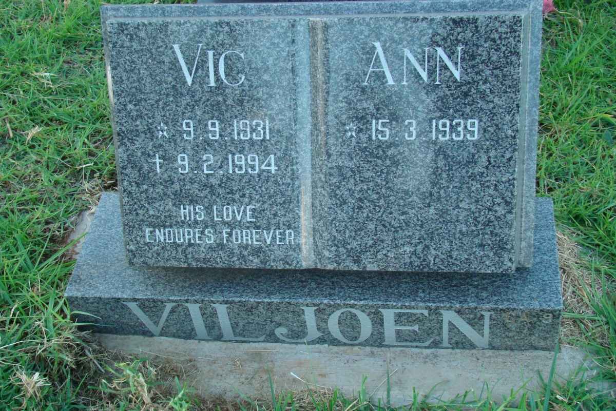 VILJOEN Vic 1931-1994 &amp; Ann 1939-