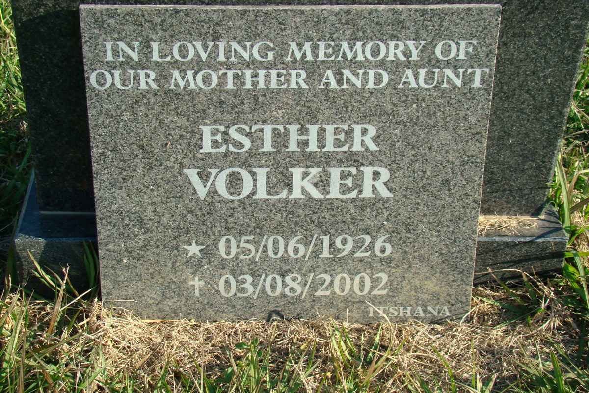 VOLKER Esther 1926-2002