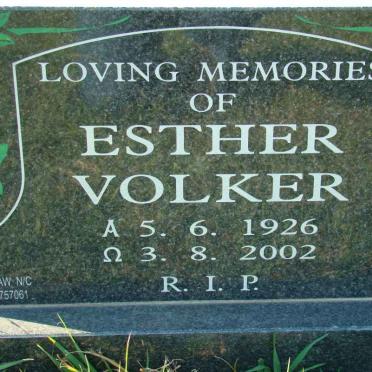 VOLKER Esther 1926-2002 