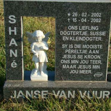 VUUREN Shane, Janse van 2002-2002