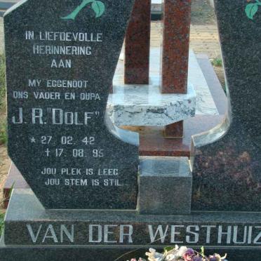 WESTHUIZEN J.R., van der 1942-1995