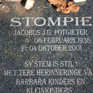 POTGIETER Jacobus J.G. 1938-2001