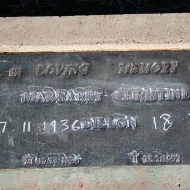 DILLON Margaret Christine 1936-1992