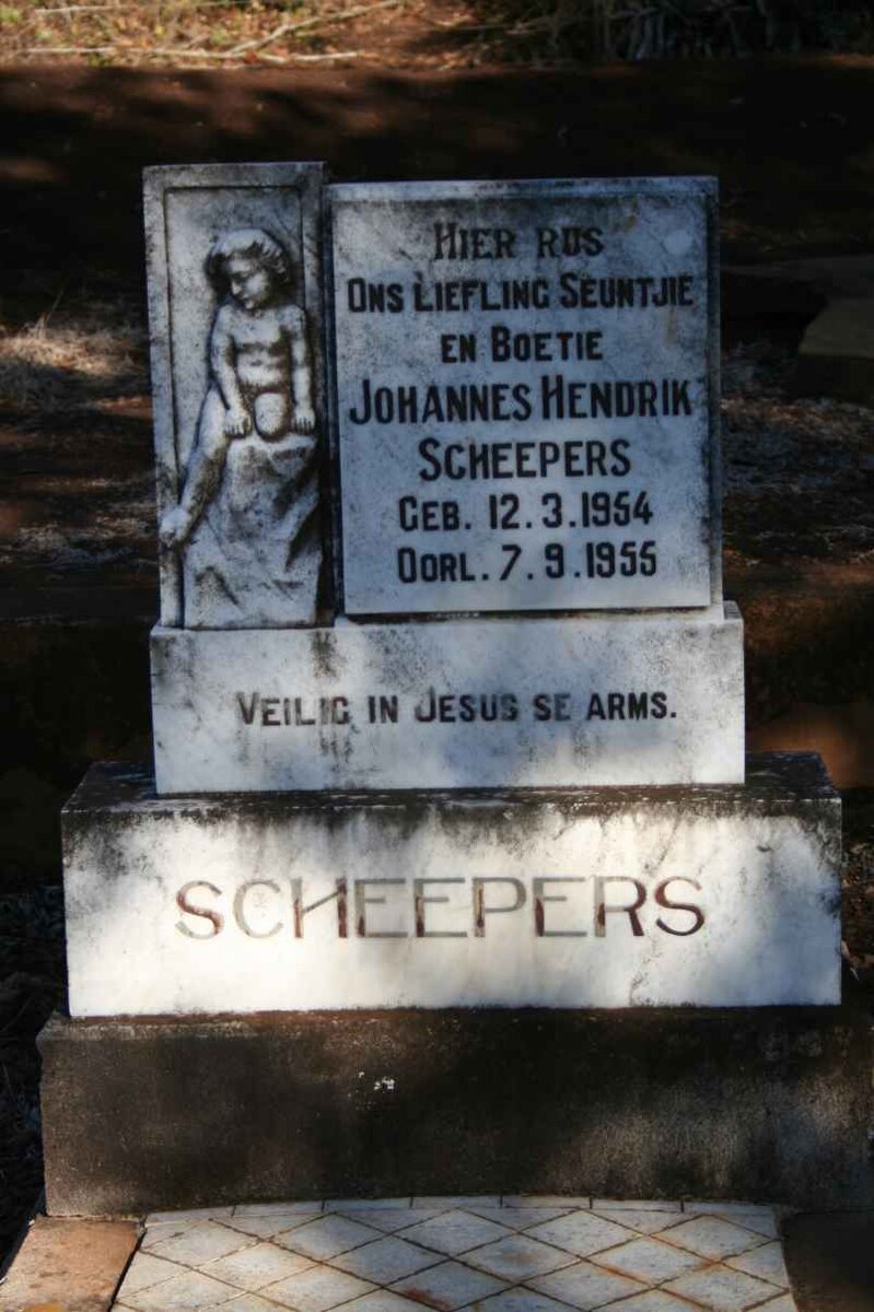 SCHEEPERS Johannes Hendrik 1954-1955