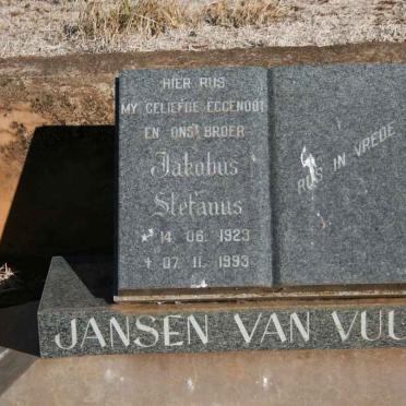 VUUREN Jakobus Stefanus, Jansen van 1929-1993