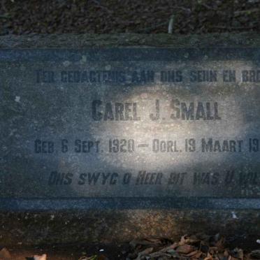 SMALL Carel J. 1920-1952