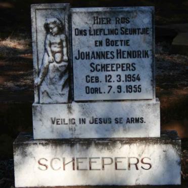 SCHEEPERS Johannes Hendrik 1954-1955