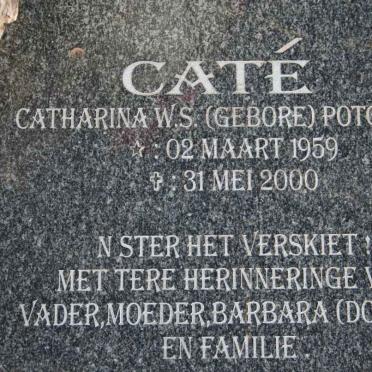 POTGIETER Catharina W.S. 1959-2000
