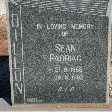 DILLON Sean Padriag 1958-1982