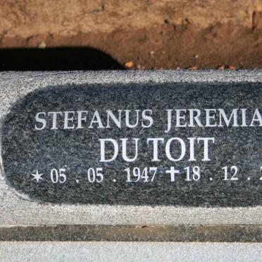 TOIT Stefanus Jeremias, du 1947-2003