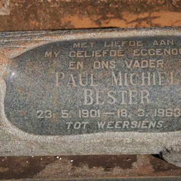 BESTER Paul Michiel 1901-1963