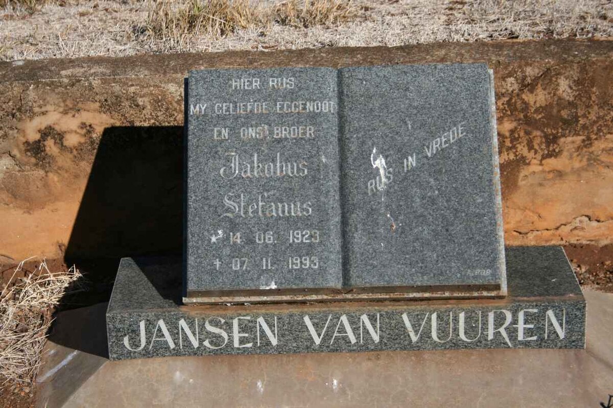VUUREN Jakobus Stefanus, Jansen van 1929-1993