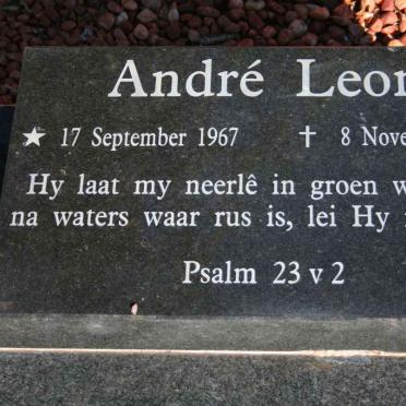 ERLANK Andre Leon 1967-2009