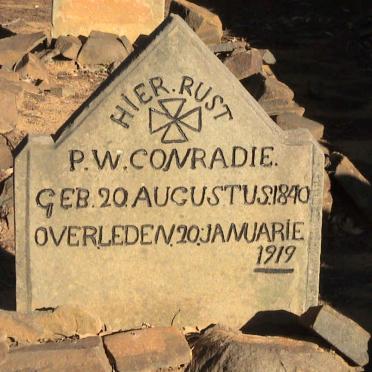 CONRADIE P.W. 1840-1919