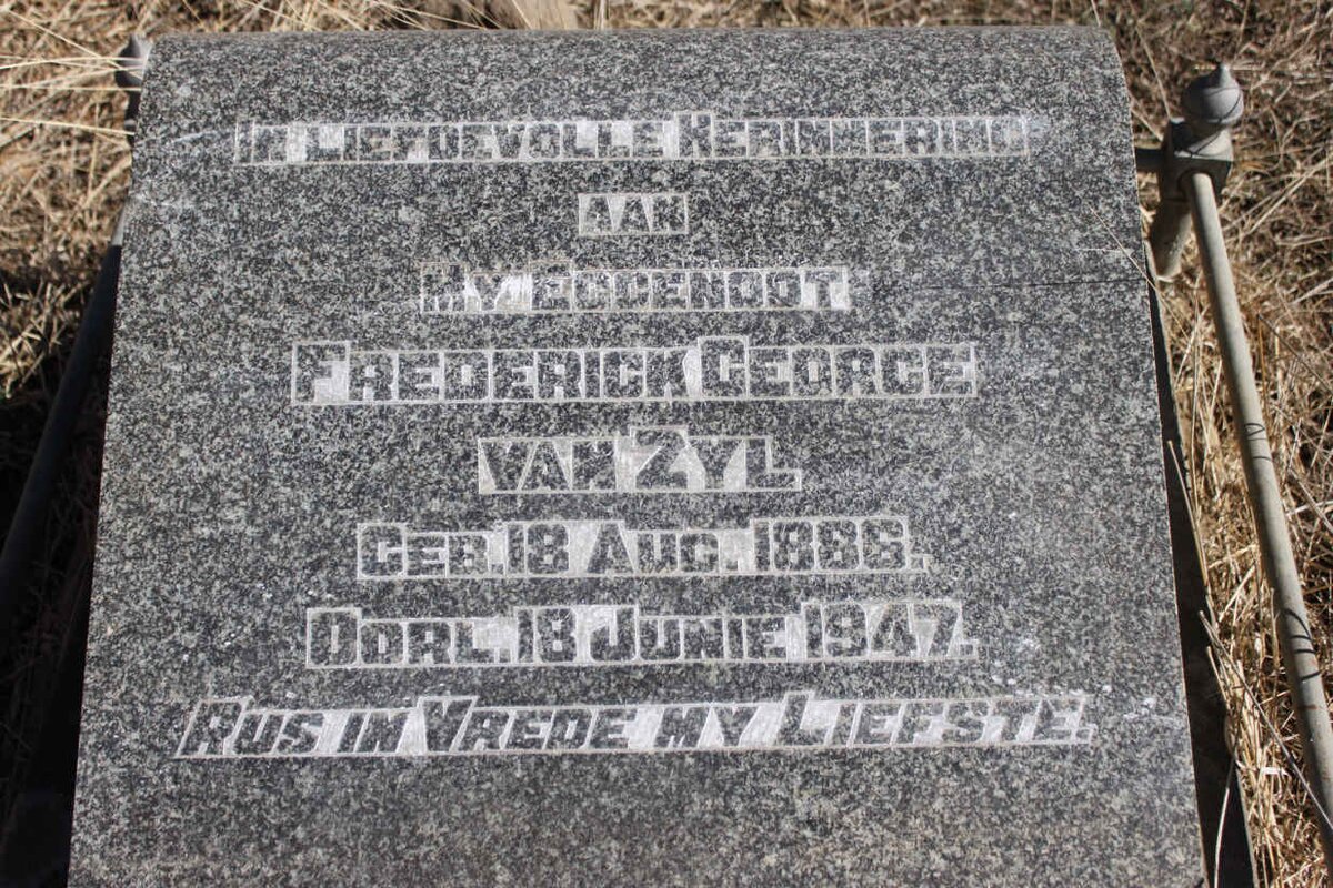 ZYL Frederick George, van 1886-1947