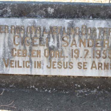 SANDER Cicelia 1955-1955