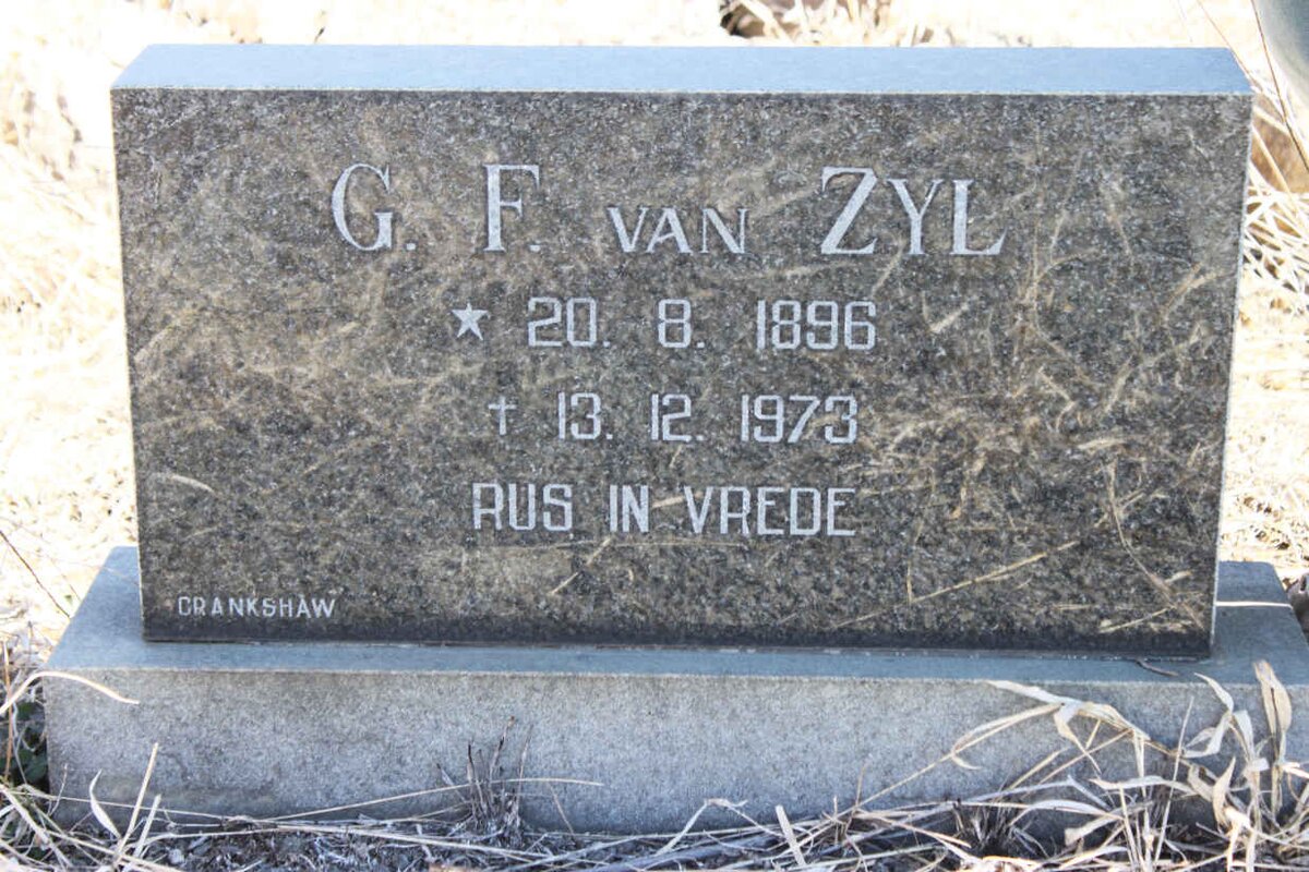 ZYL G.F., van 1896-1973
