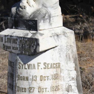 SEAGER Sylvia F. 1921-1926