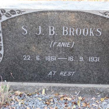 BROOKS S.J.B. 1861-1931