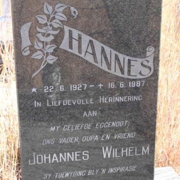 RALL Johennes Wilhelm 1927-1987