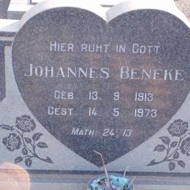 BENEKE Johannes 1913-1973