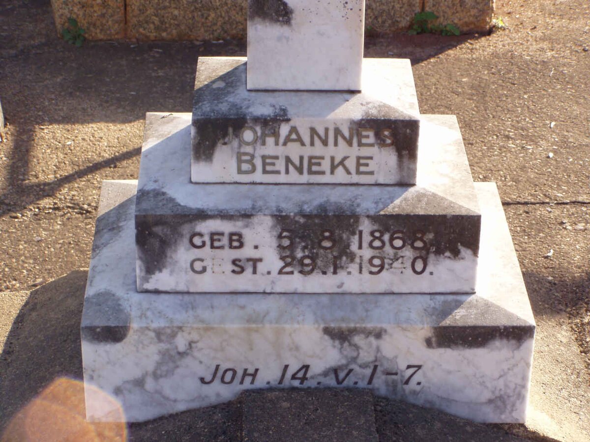 BENEKE Johannes 1868-1940